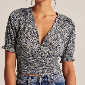 Abercrombie Smocked Blouse
